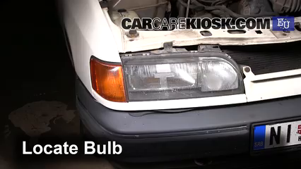 1994 Ford Scorpio GL 2.0L 4 Cyl. Éclairage Feu antibrouillard (remplacer l'ampoule)